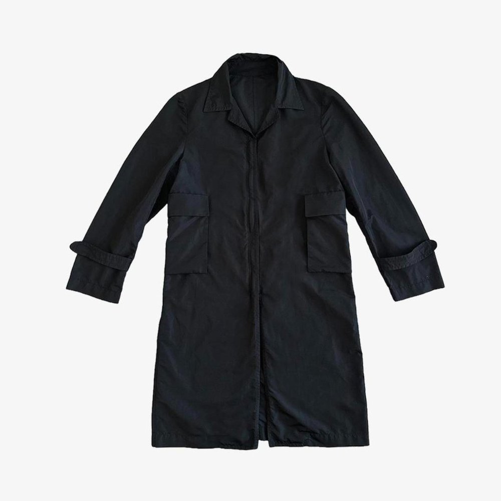 Vintage Black Nylon Cargo Pocket Jacket by Costume National